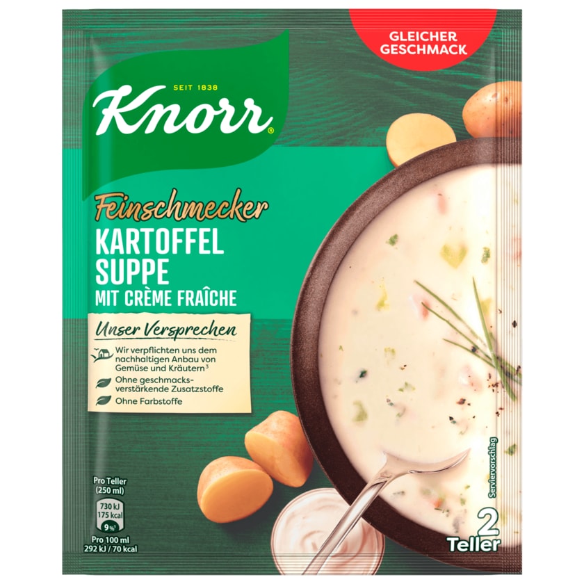 Knorr Feinschmecker Kartoffel Suppe 500ml